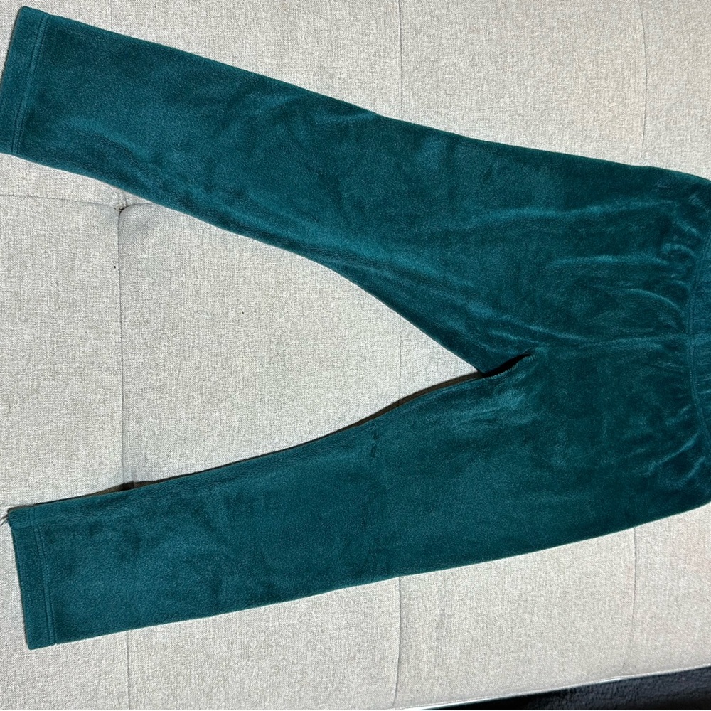 Cozy Kids' Green Fleece Pants